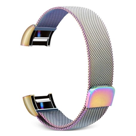 Fitbit Charge 2 milanese bandje - Maat: Small - Multicolor