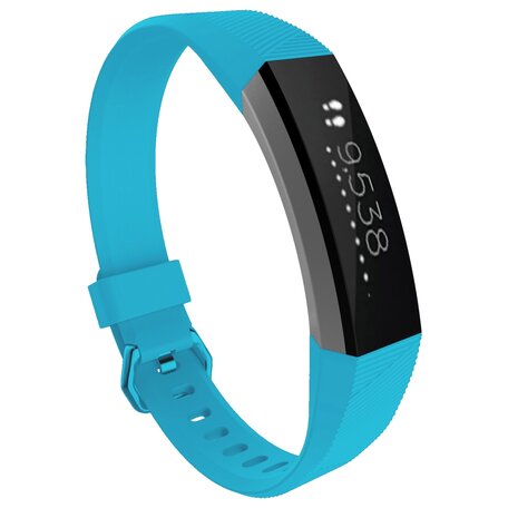 FitBit Alta HR siliconen bandje met gesp - Maat: Large -  Zee Blauw