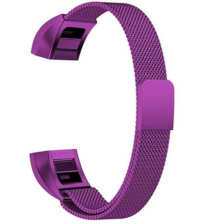 FitBit Alta HR Milanese bandje - Maat: Small - Paars