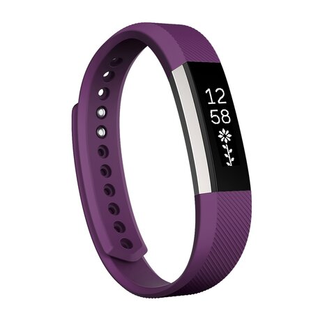 Fitbit Alta siliconen bandje, Maat: Small, Lengte: 18.5CM - Paars