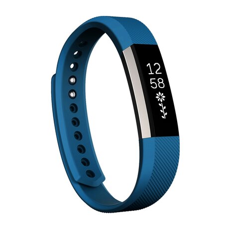 Fitbit Alta siliconen bandje, Maat: Small, Lengte: 18.5CM - Blauw