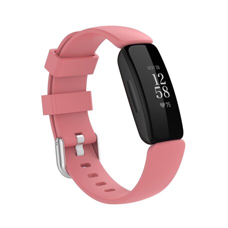 Fitbit Inspire 2 & Ace 3 - Sportbandje met gesp - Maat: Large - Oudroze