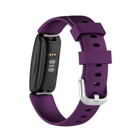 Fitbit Inspire 2 & Ace 3 - Sportbandje met gesp - Maat: Small - Paars