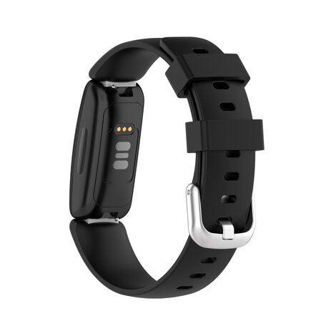 Fitbit Inspire 2 & Ace 3 - Sportbandje met gesp - Maat: Small - Zwart