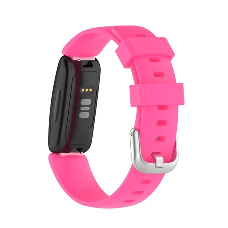 Fitbit Inspire 2 & Ace 3 - Sportbandje met gesp - Maat: Small - Roze