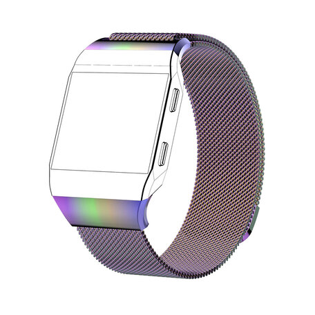 Fitbit Ionic Milanese bandje - Maat: Small - Multicolor