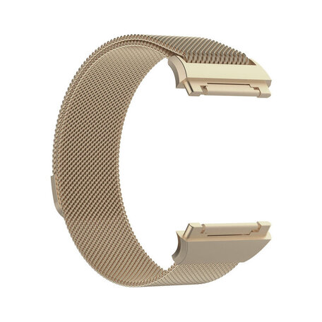 Fitbit Ionic Milanese bandje - Maat: Small - Vintage goud