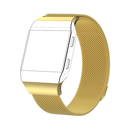 Fitbit Ionic Milanese bandje - Maat: Small - Goud