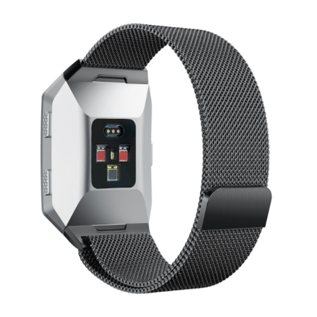 Fitbit Ionic Milanese bandje - Maat: Small - Zwart