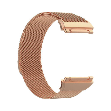 Fitbit Ionic Milanese bandje - Maat: Large - Champagne Goud