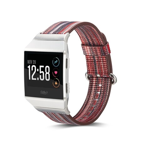 Fitbit Ionic TPU bandje - Rood / Grijs