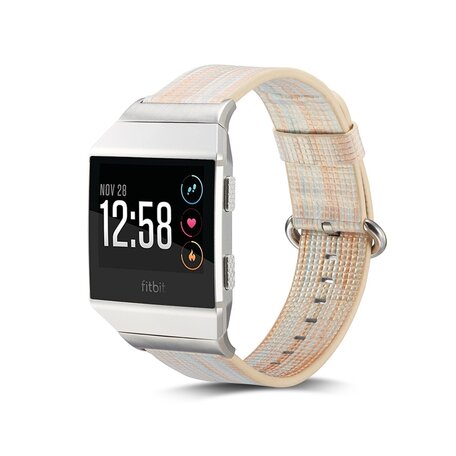 Fitbit Ionic TPU bandje - Zalm / Wit