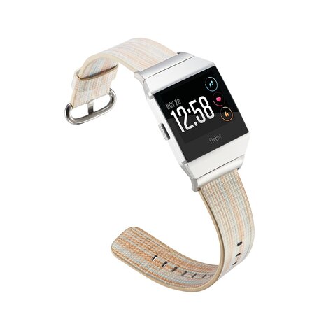 Fitbit Ionic TPU bandje - Zalm / Wit