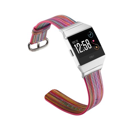 Fitbit Ionic TPU bandje - Roze / Oranje