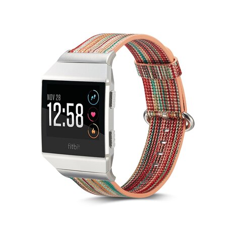 Fitbit Ionic TPU bandje - Oranje / Groen