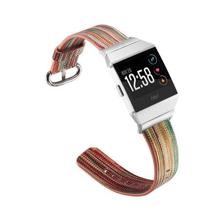 Fitbit Ionic TPU bandje - Oranje / Groen