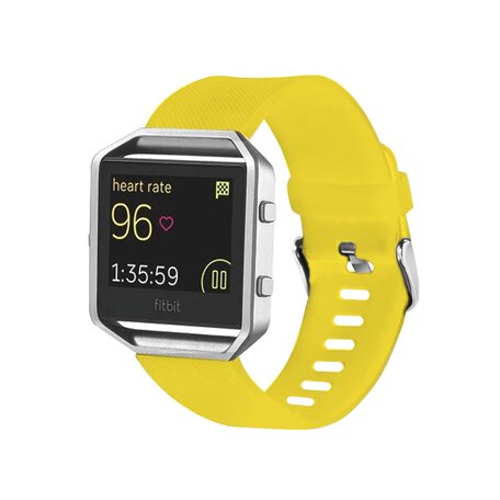 FitBit Blaze sport horloge band / siliconen alleen voor Fitbit Blaze - Geel