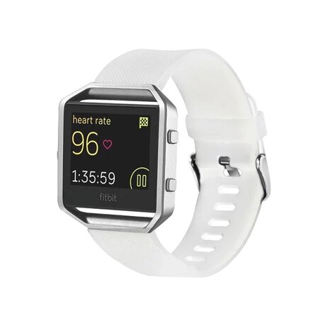 FitBit Blaze sport horloge band / siliconen alleen voor Fitbit Blaze - Wit