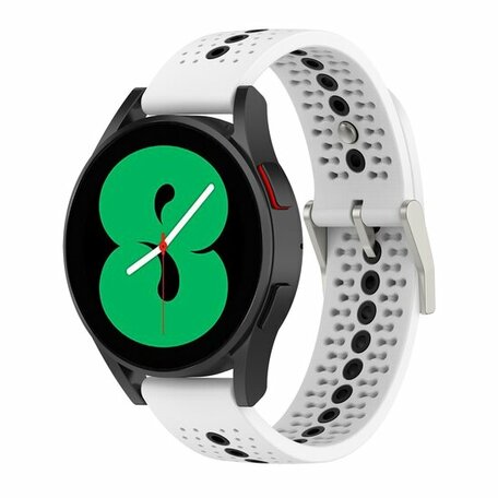 Dot Pattern bandje - Wit - Samsung Galaxy Watch 5 Pro - 45mm