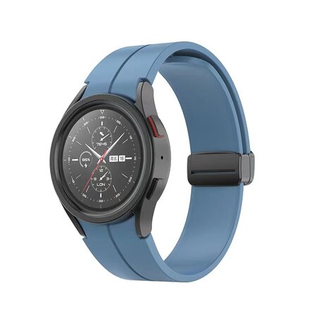 D-buckle sportbandje - Blauw - Samsung Galaxy Watch 5 Pro - 45mm