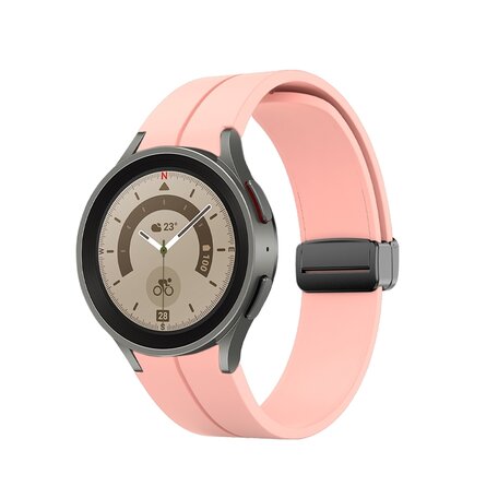 D-buckle sportbandje - Lichtroze - Samsung Galaxy Watch 5 Pro - 45mm