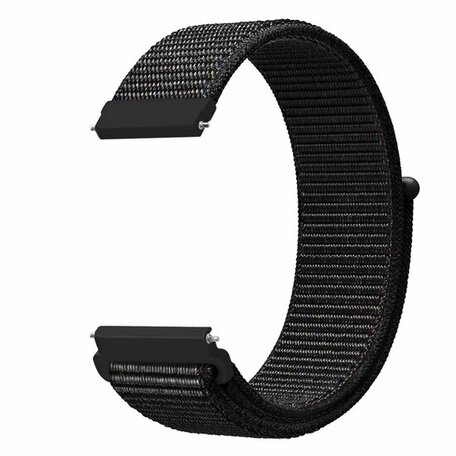 Sport Loop bandje - Zwart gemêleerd - Samsung Galaxy Watch 5 Pro - 45mm