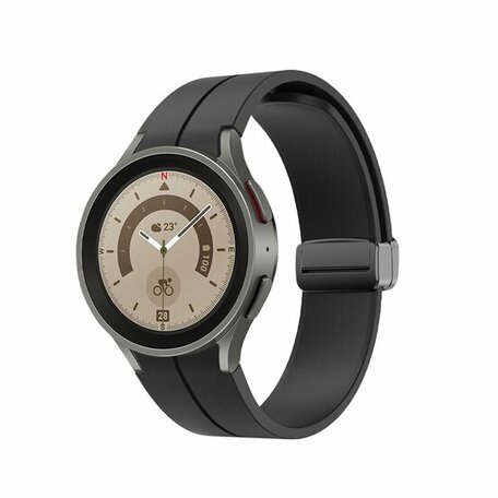 D-buckle sportbandje - Zwart - Samsung Galaxy Watch 5 - 40mm & 44mm