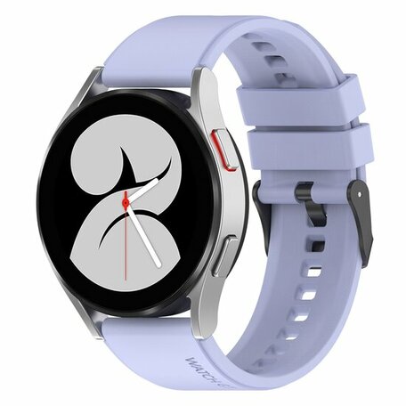 Siliconen gesp bandje - Lila - Samsung Galaxy Watch 4 - 40mm & 44mm