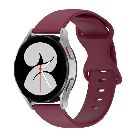 Solid color sportband - Bordeaux - Samsung Galaxy Watch 4 - 40mm & 44mm