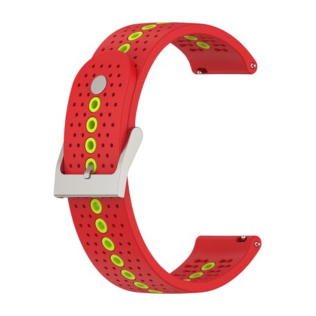 Dot Pattern bandje - Rood - Samsung Galaxy Watch 4 - 40mm & 44mm