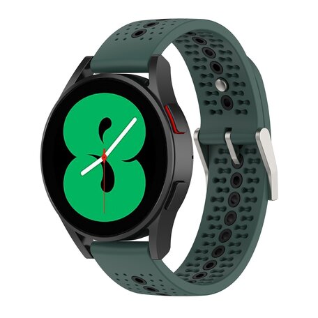 Dot Pattern bandje - Groen - Samsung Galaxy Watch 4 - 40mm & 44mm