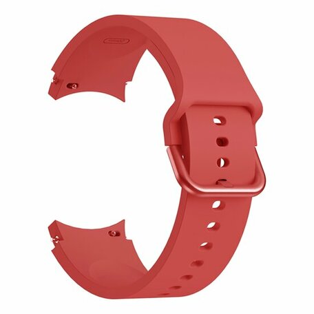 Samsung Galaxy Watch 4 - 40mm & 44mm - Classic sportbandje - Rood