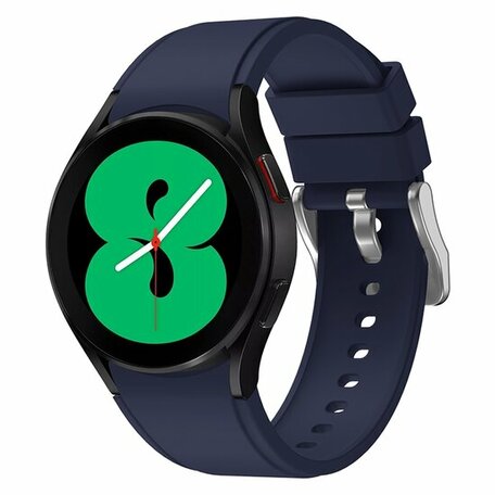 Samsung Galaxy Watch 4 - 40mm & 44mm - Siliconen sportband - Donkerblauw