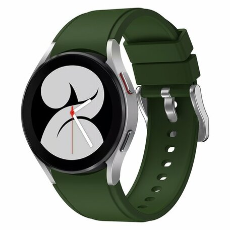 Samsung Galaxy Watch 4 - 40mm & 44mm - Siliconen sportband - Groen