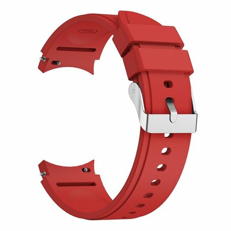 Samsung Galaxy Watch 4 - 40mm & 44mm - Siliconen sportband - Rood