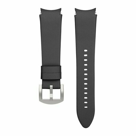 leren bandje - Zwart - Samsung Galaxy Watch 4 - 40mm & 44mm