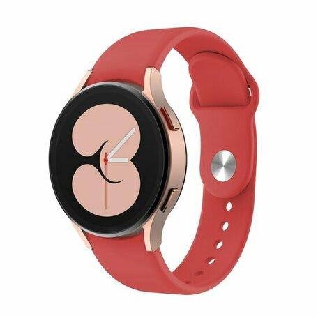 Samsung Galaxy Watch 4 - 40mm & 44mm - Sportbandje - Rood