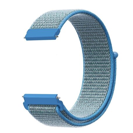 Sport Loop nylon bandje - Blauw - Samsung Galaxy Watch 4 - 40mm / 44mm