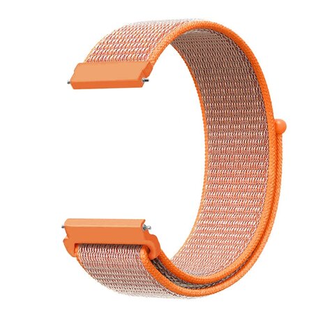 Sport Loop nylon bandje - Oranje - Samsung Galaxy Watch 4 - 40mm / 44mm