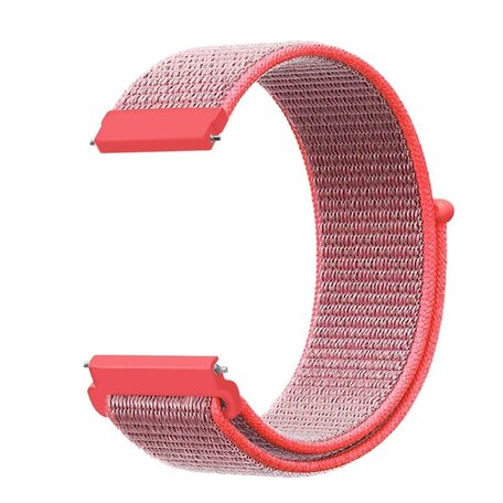 Sport Loop nylon bandje - Roze - Samsung Galaxy Watch 4 - 40mm / 44mm