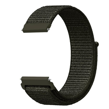 Sport Loop nylon bandje - Leger groen - Samsung Galaxy Watch 4 - 40mm / 44mm