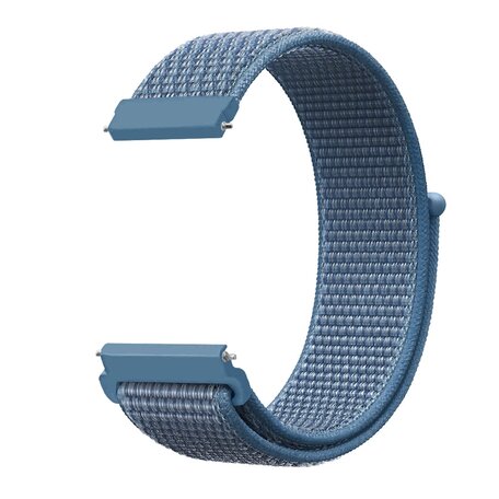 Sport Loop nylon bandje - Denim blauw - Samsung Galaxy Watch 4 - 40mm / 44mm