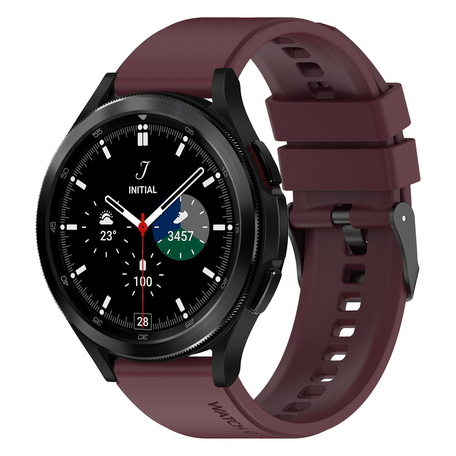 Siliconen gesp bandje - Bordeaux - Samsung Galaxy Watch 4 Classic - 42mm & 46mm