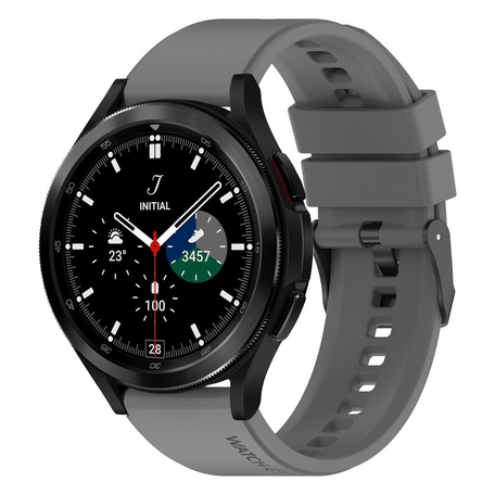 Siliconen gesp bandje - Grijs - Samsung Galaxy Watch 4 Classic - 42mm & 46mm