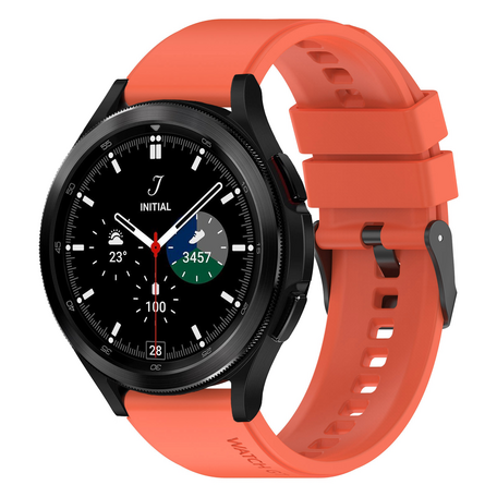 Siliconen gesp bandje - Oranje - Samsung Galaxy Watch 4 Classic - 42mm & 46mm