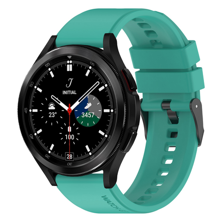 Siliconen gesp bandje - Turquoise - Samsung Galaxy Watch 4 Classic - 42mm & 46mm