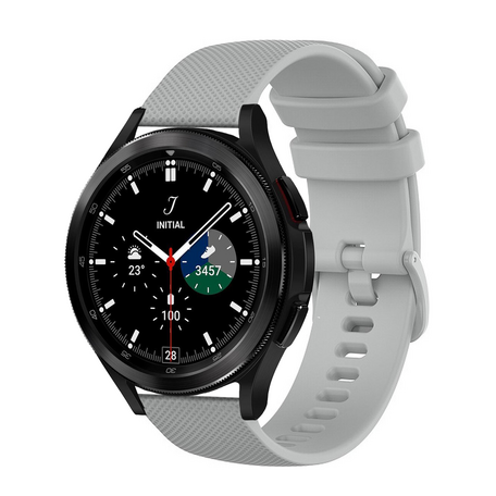 Sportband met motief - Grijs - Samsung Galaxy Watch 4 Classic - 42mm & 46mm