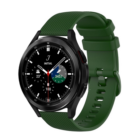 Sportband met motief - Groen - Samsung Galaxy Watch 4 Classic - 42mm & 46mm