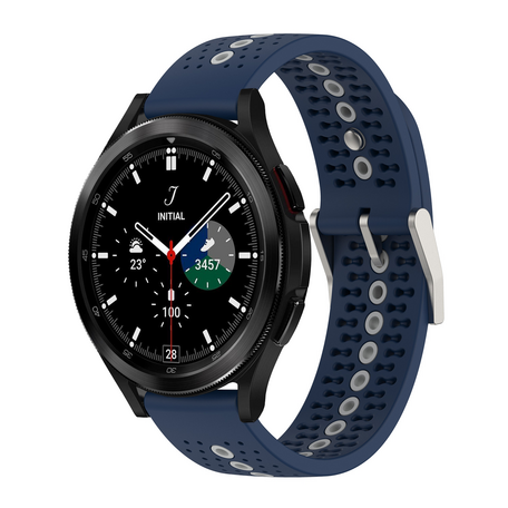 Dot Pattern bandje - Donkerblauw - Samsung Galaxy Watch 4 Classic - 42mm & 46mm