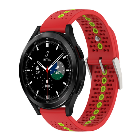 Dot Pattern bandje - Rood - Samsung Galaxy Watch 4 Classic - 42mm & 46mm